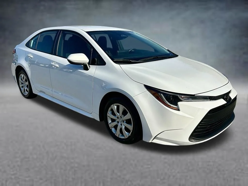 Used 2024 White Toyota LE image 3