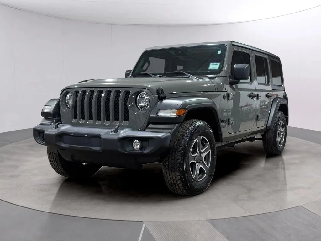 Used 2021 Sting-Gray Clearcoat Jeep Unlimited Sport S image 7
