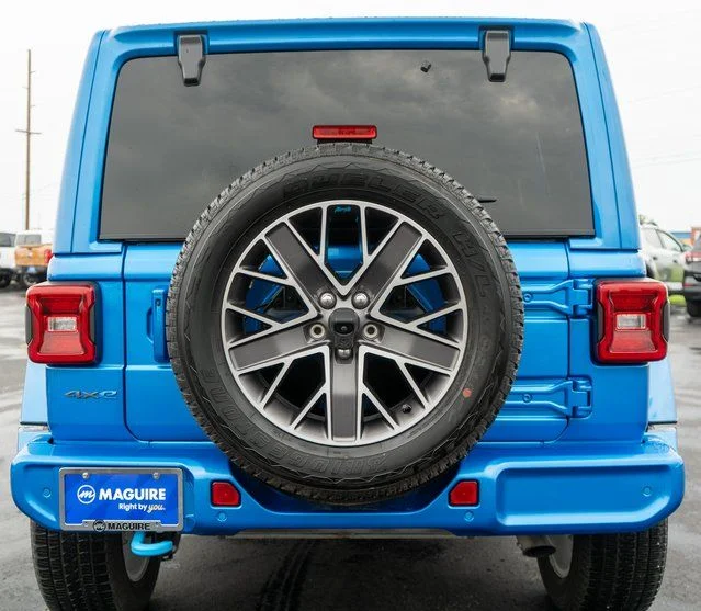 Used 2023 Blue Jeep Sahara 4xe image 7