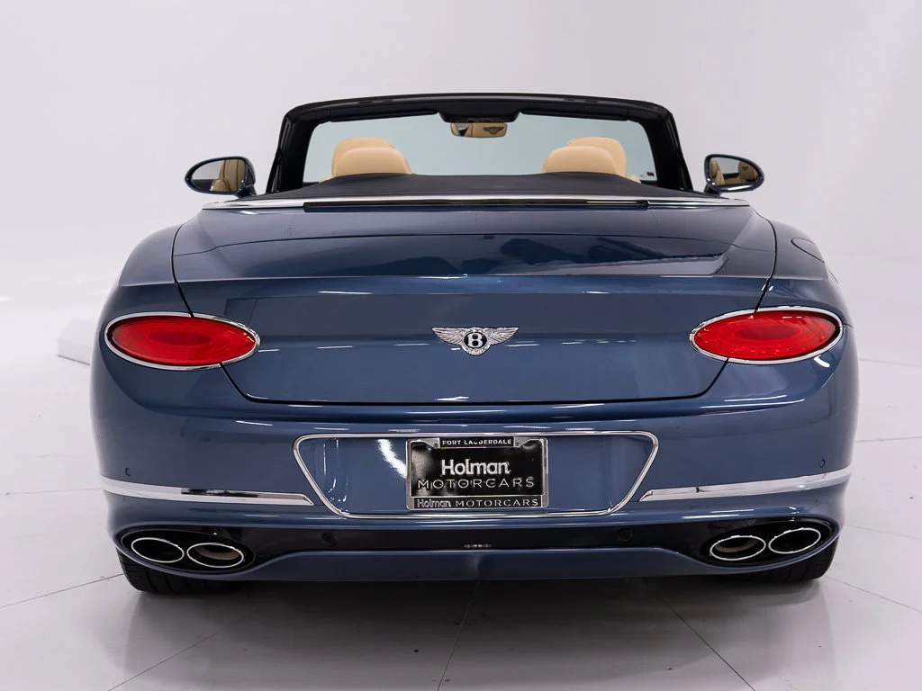 Certified Used 2023 Blue Crystal Bentley Azure Convertible image 4
