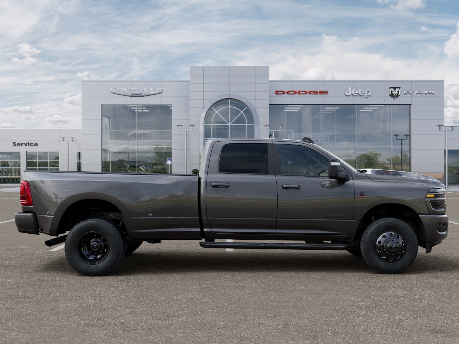 New 2026 Granite Crystal Metallic Clear-Coat Exterior Paint RAM Laramie image 47