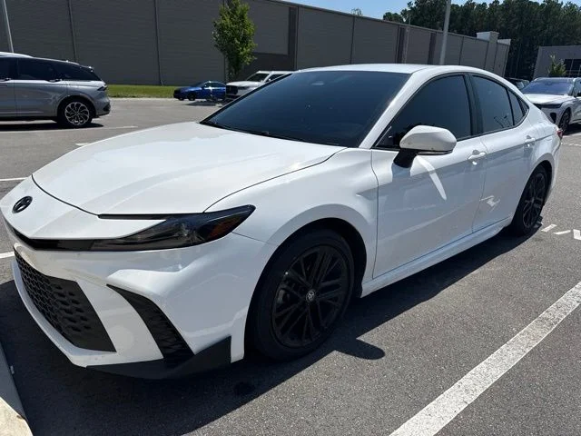 Used 2025 White Toyota SE image 2