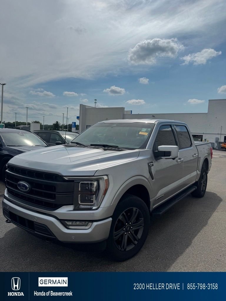 Used 2023 Silver Metallic Ford Lariat image 1