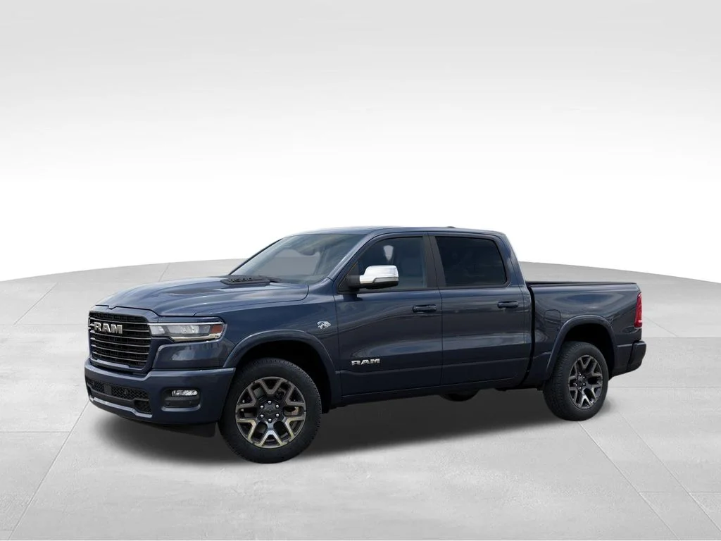 New 2026 Forged Blue Metallic Exterior Paint RAM Laramie image 2