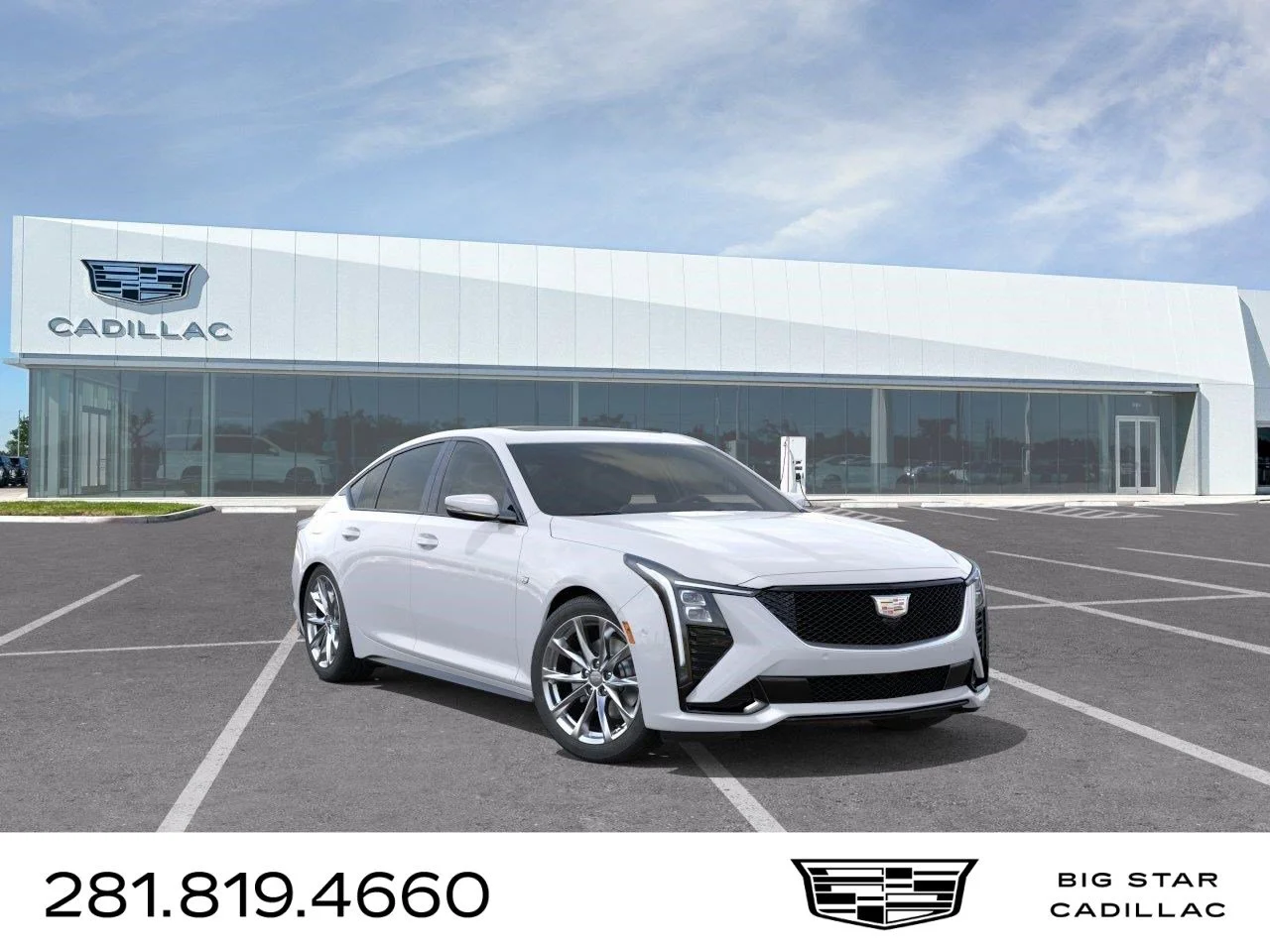 New 2026 Summit White Cadillac Sport image 1