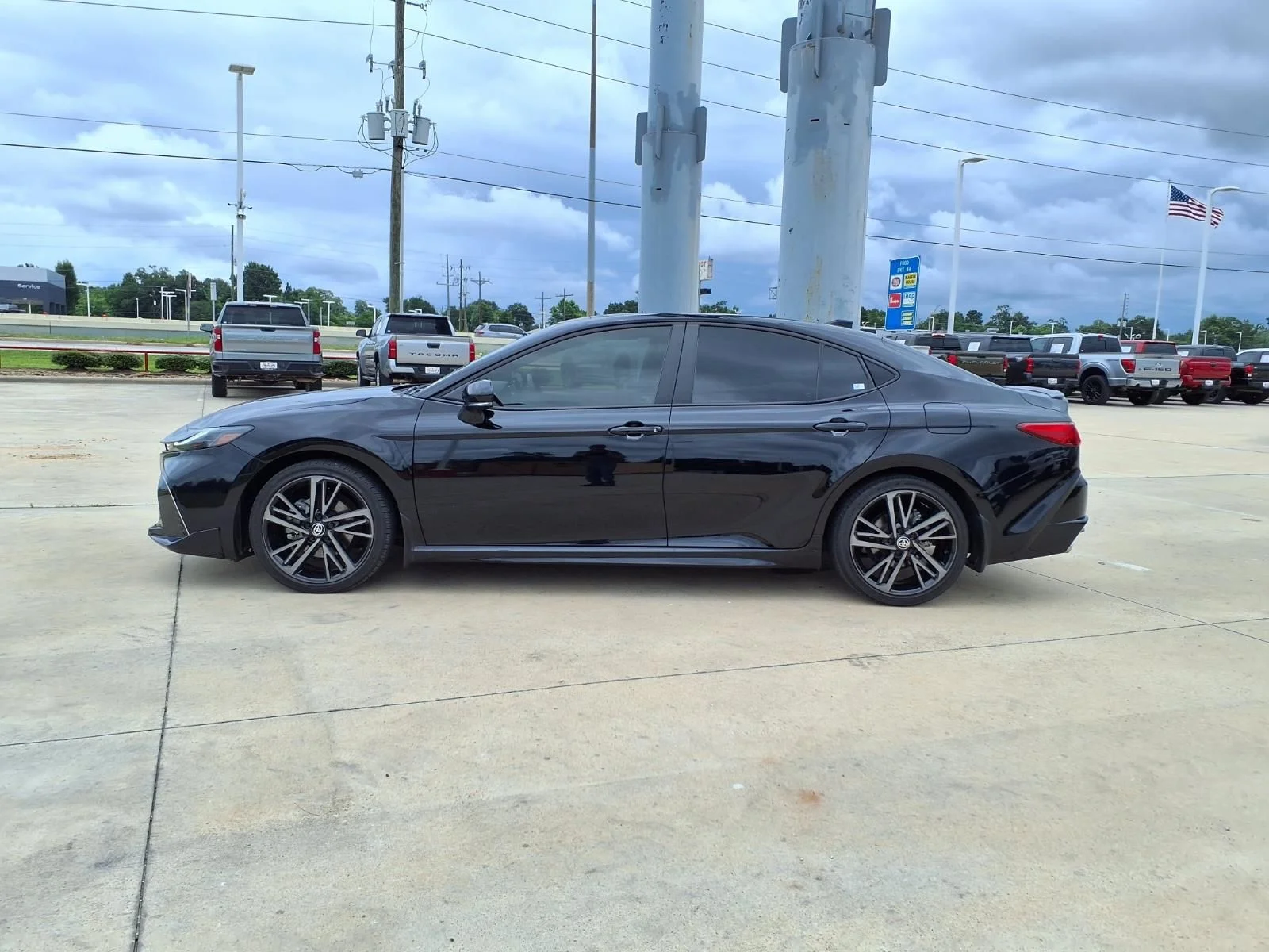 Certified Used 2025 Black Toyota XSE image 8