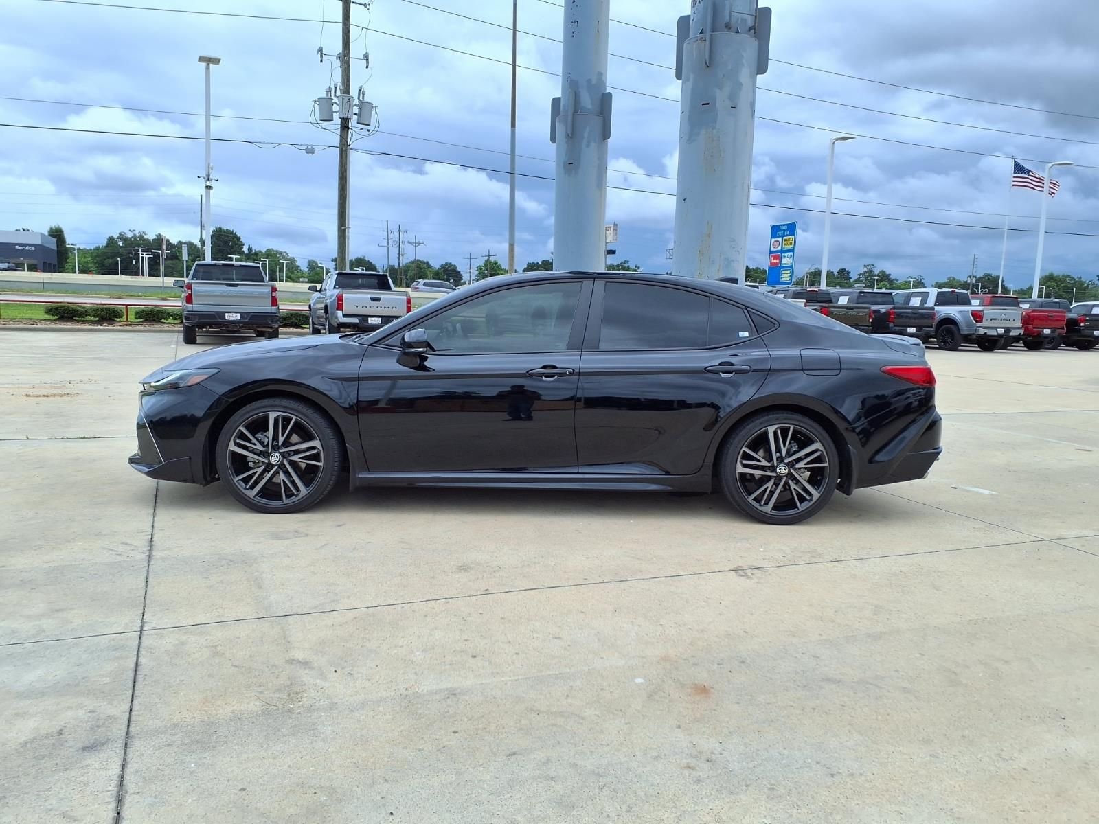 Certified Used 2025 Midnight Black Metallic Toyota XSE image 8