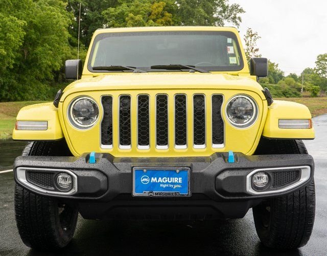 Used 2023 Yellow Jeep Sahara 4xe image 3