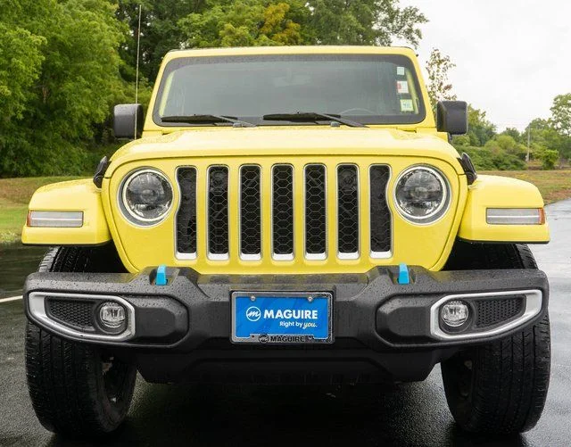 Used 2023 Yellow Jeep Sahara 4xe image 3