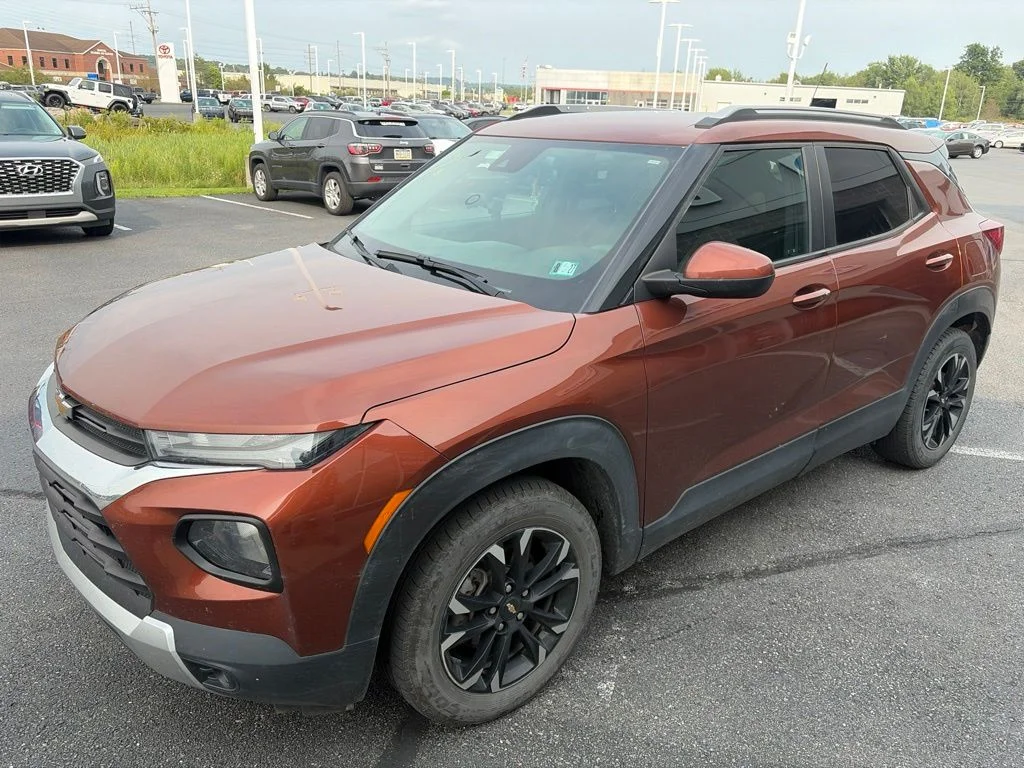 Used 2021 Orange Chevrolet LT image 1