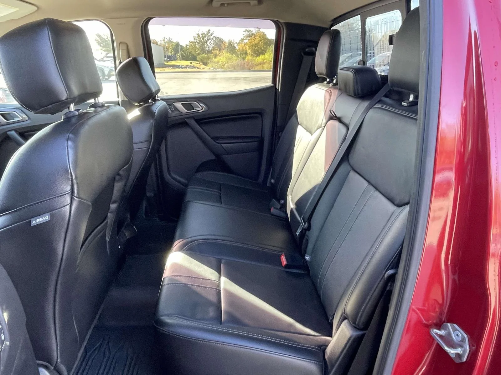 Used 2020 Rapid Red Metallic Tinted Clearcoat Ford LARIAT image 3