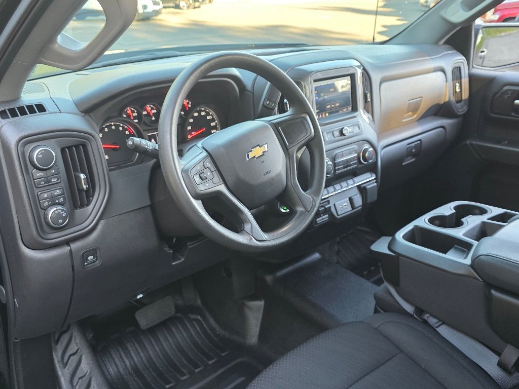 Certified Used 2025 Black Chevrolet WT image 2