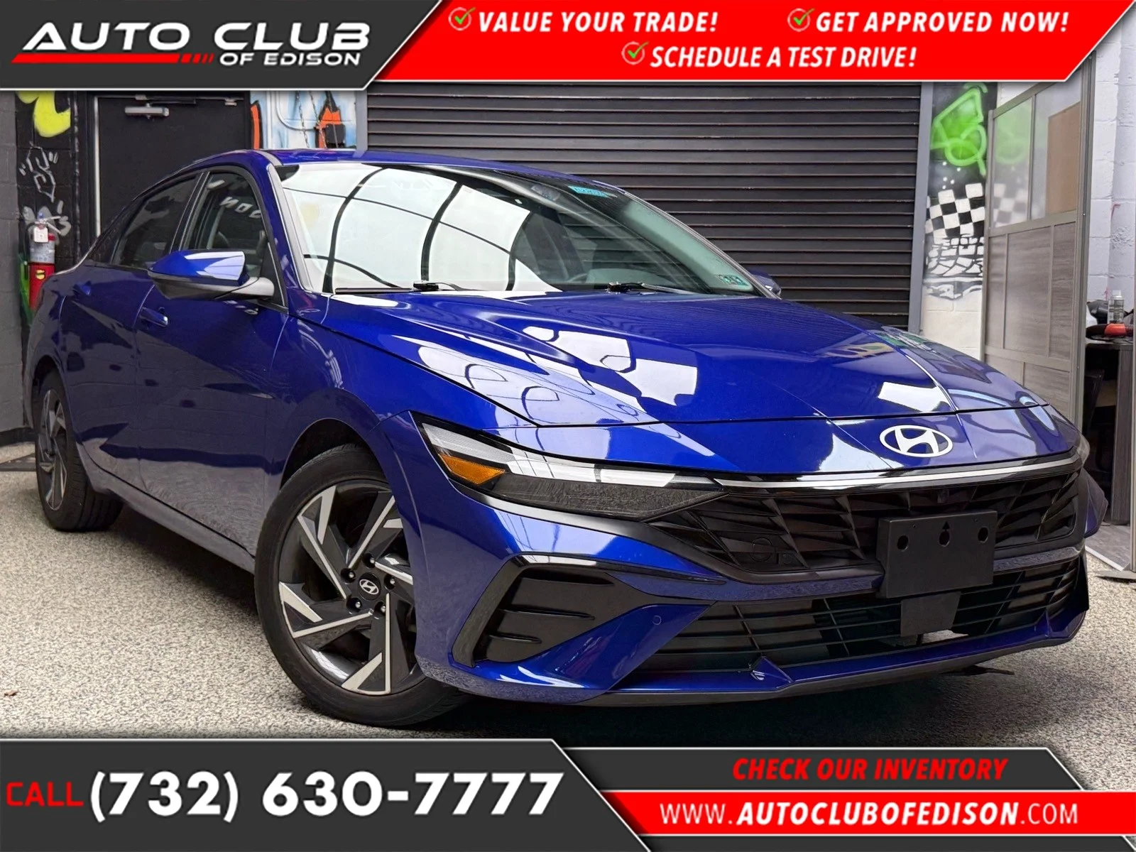 Used 2024 Intense Blue Pearl (yp5) Hyundai Limited image 1