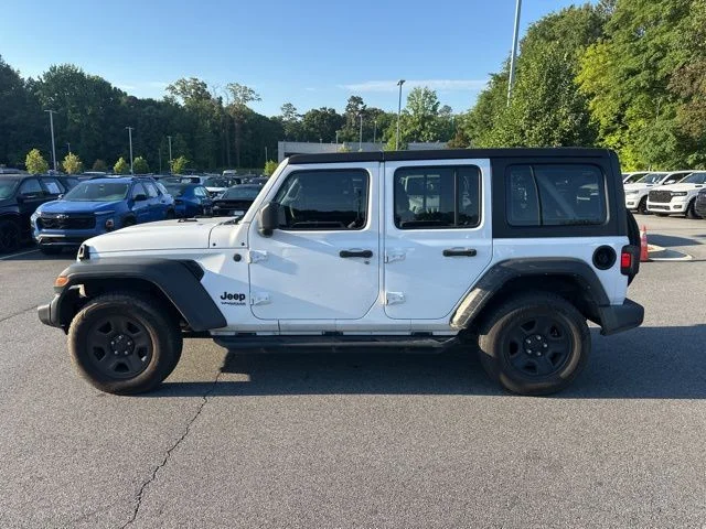 Used 2022 White Jeep Unlimited Sport image 6