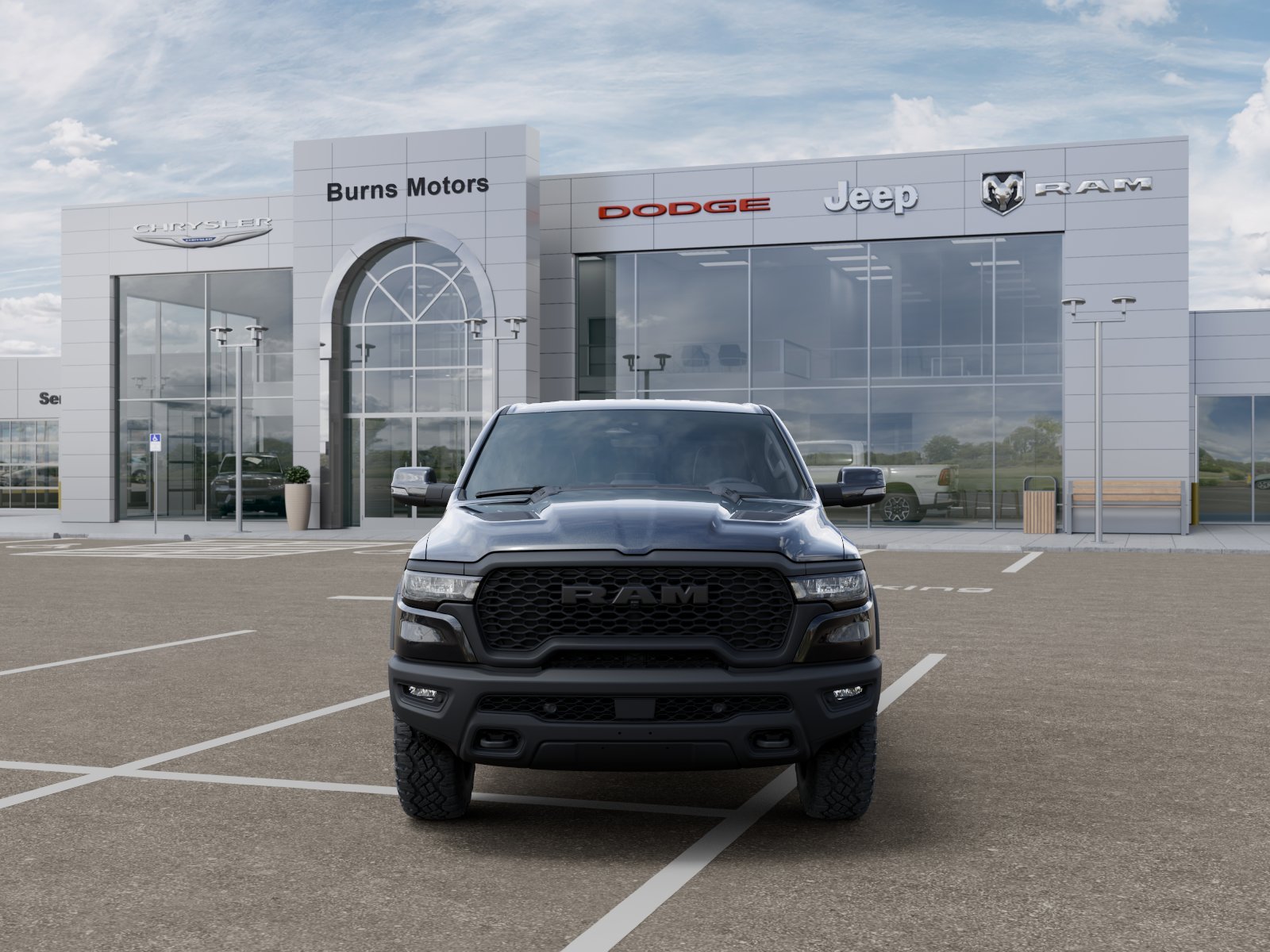 New 2027 Diamond Black Crystal Pearl-Coat Exterior Paint Ram Rebel GT image 32