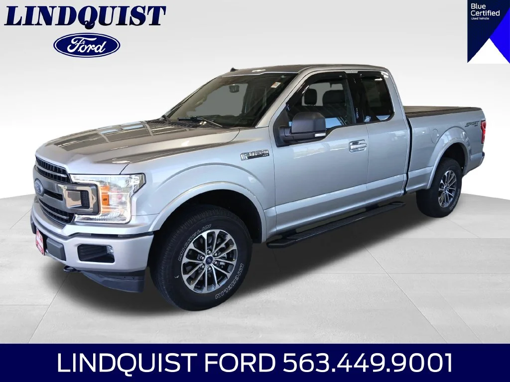 Certified Used 2020 Silver Metallic Ford XLT image 1