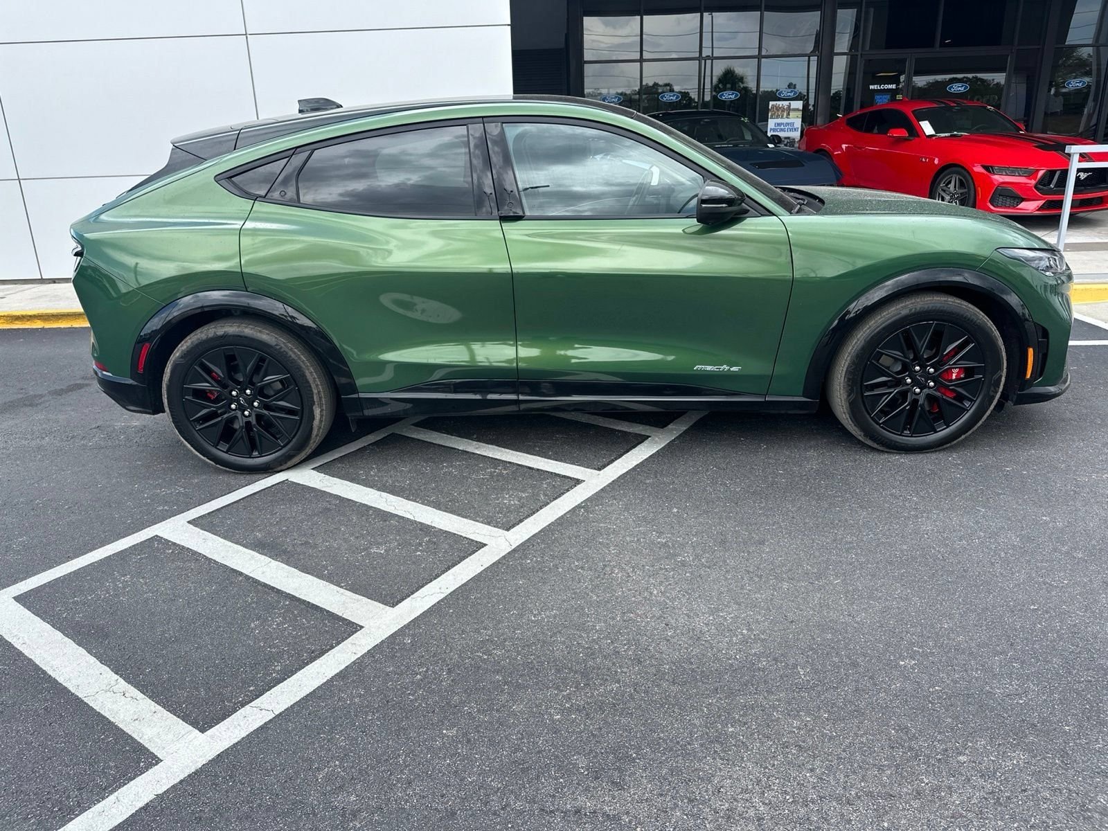 Used 2025 Green Metallic Ford Premium image 2