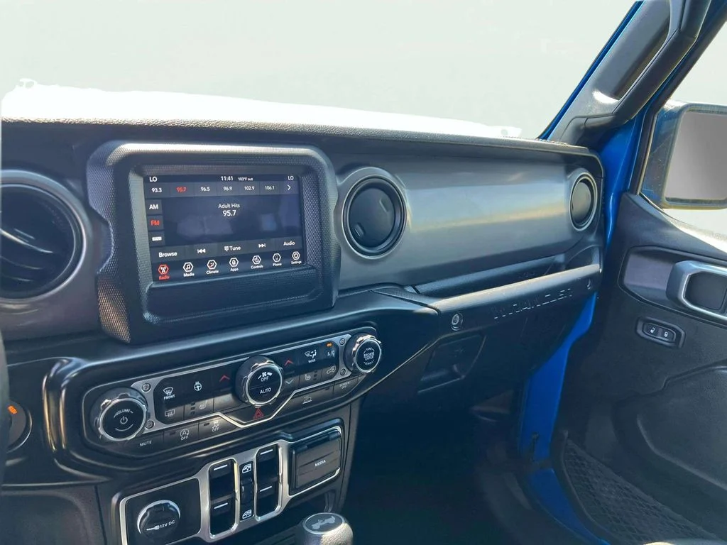 Used 2021 Hydro Blue Pearl Coat Jeep Unlimited Willys image 10