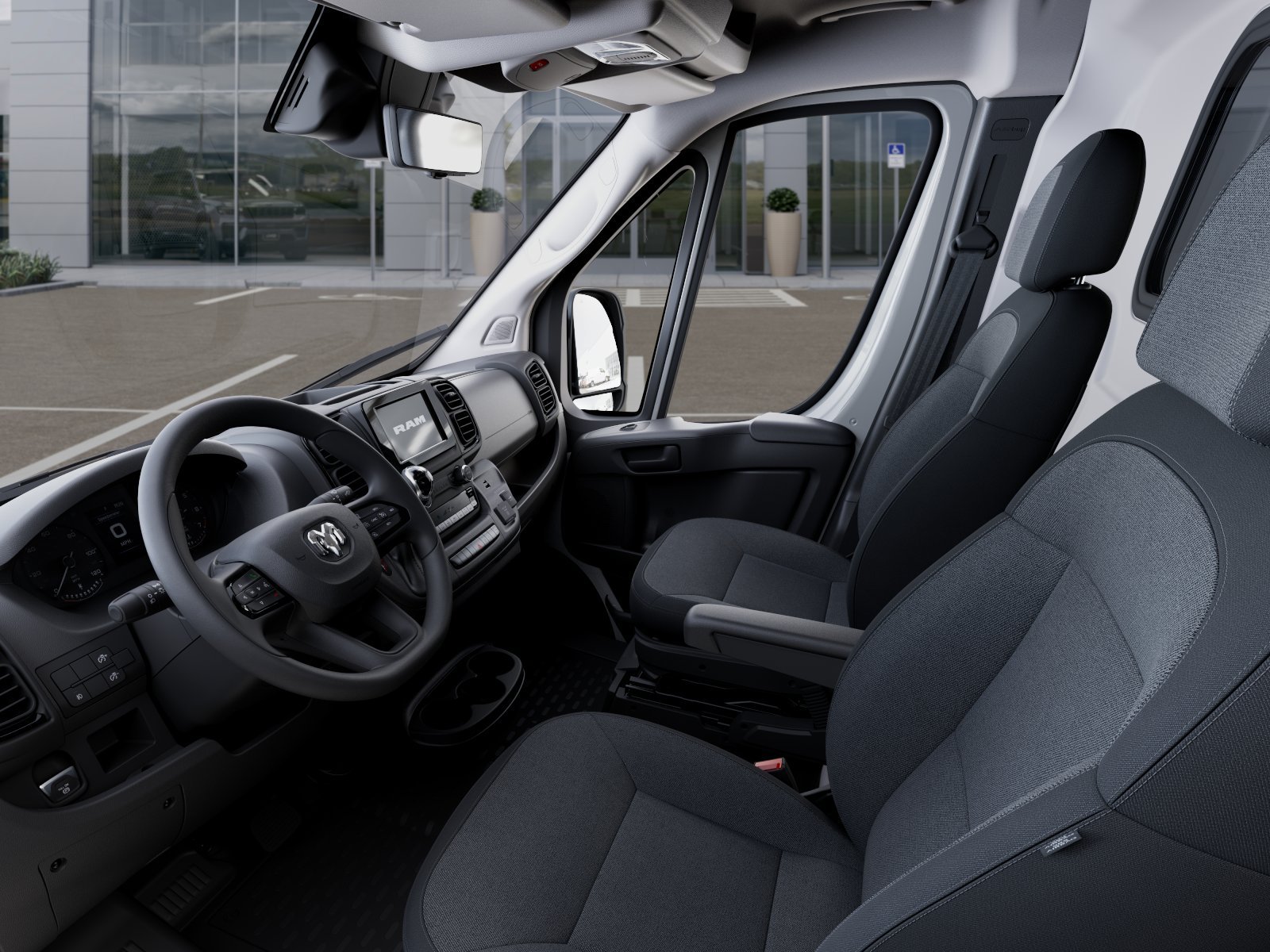 New 2026 Bright White Clearcoat RAM High Roof image 48