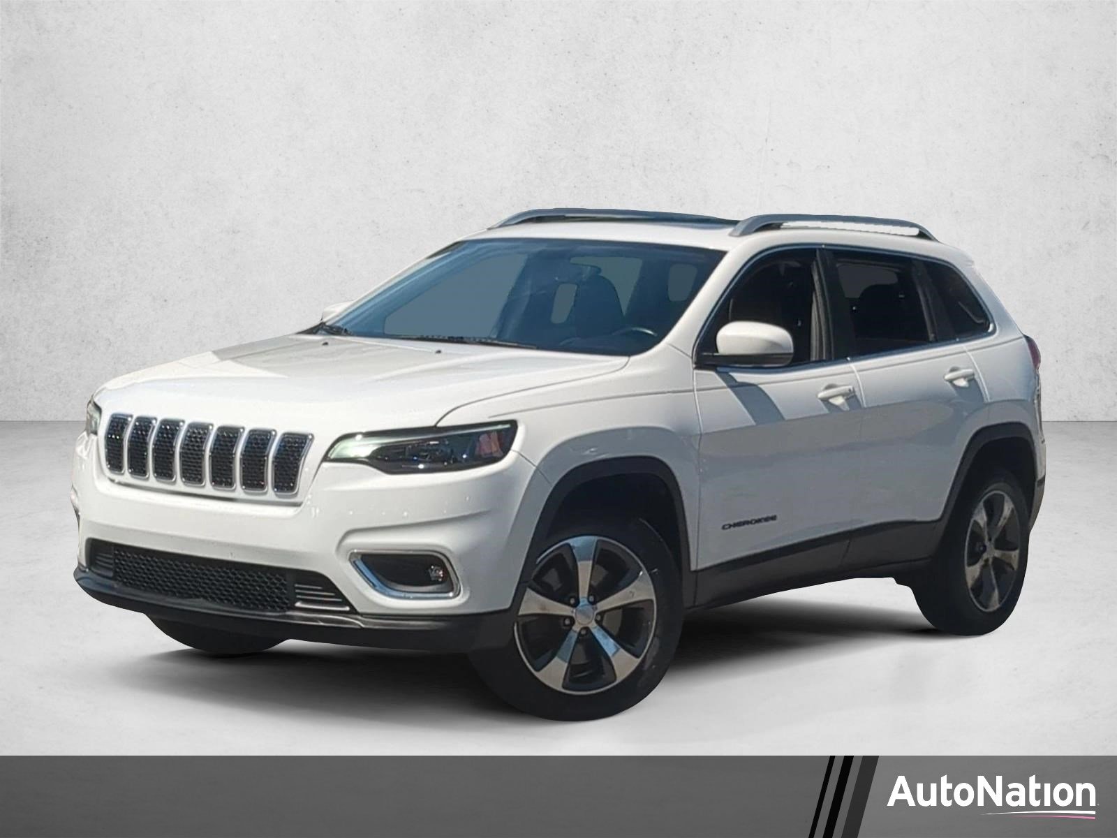 Used 2019 Bright White Clearcoat Jeep Limited image 1
