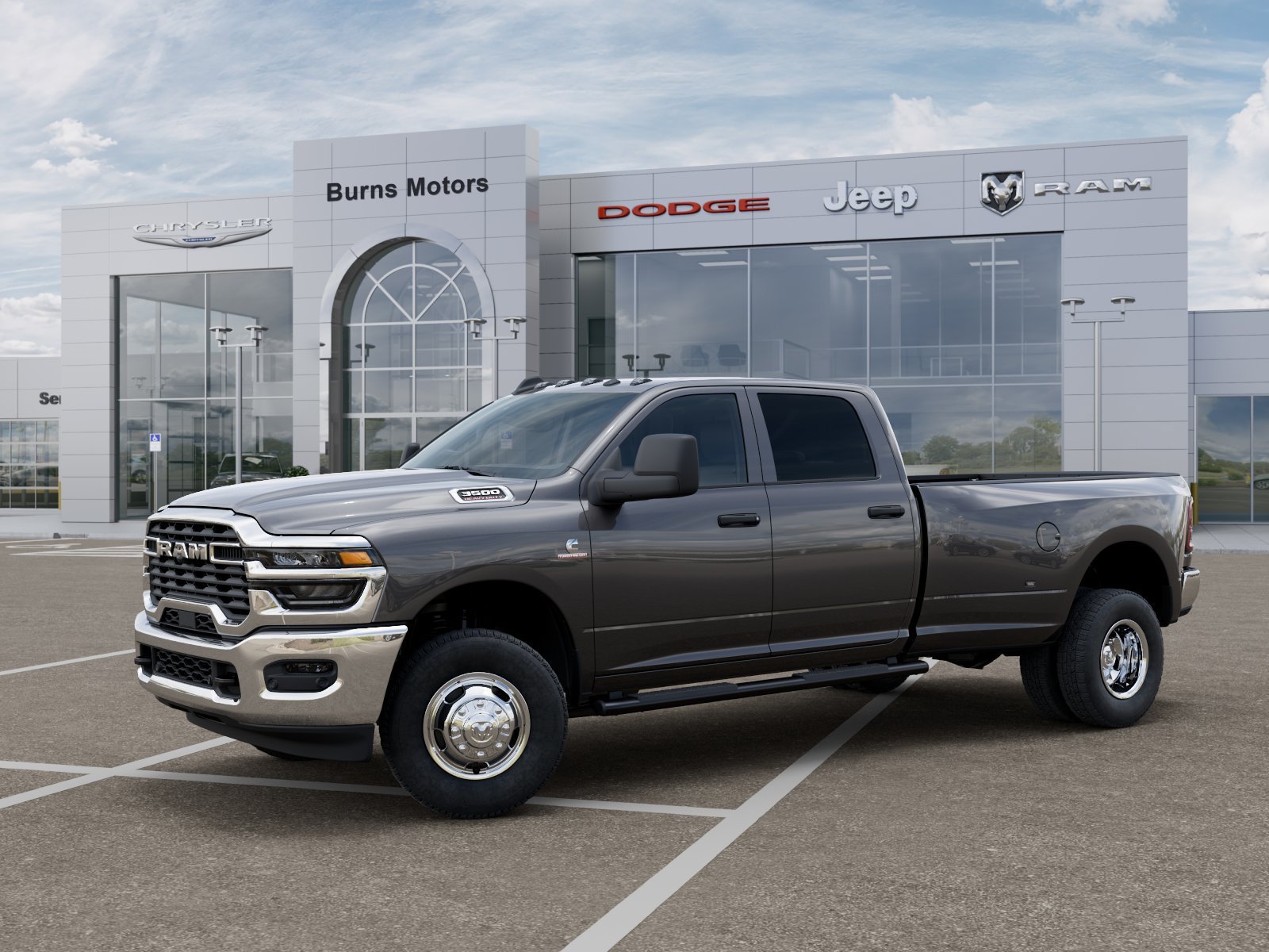 New 2026 Granite Crystal Metallic Clear-Coat Exterior Paint RAM Tradesman Dually image 2