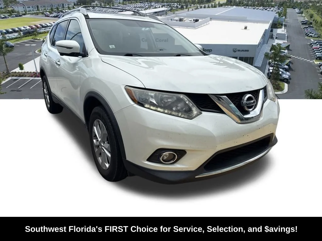 Used 2016 Nissan Rogue SV with VIN 5N1AT2MV2GC823028 for sale in Cape Coral, FL