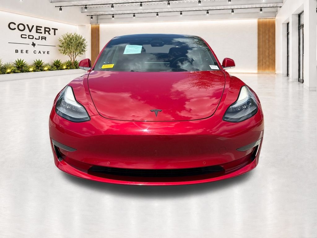 Used 2019 Red Tesla Long Range image 3