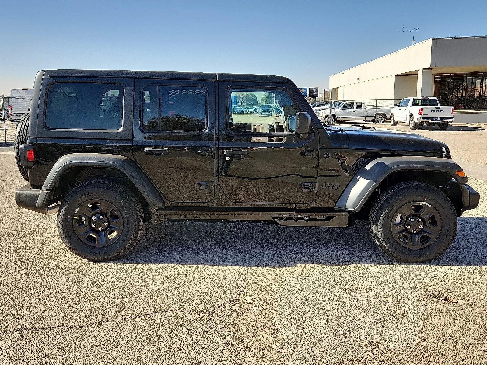 New 2026 Black Clear-Coat  Paint Jeep 4-DOOR SPORT image 5