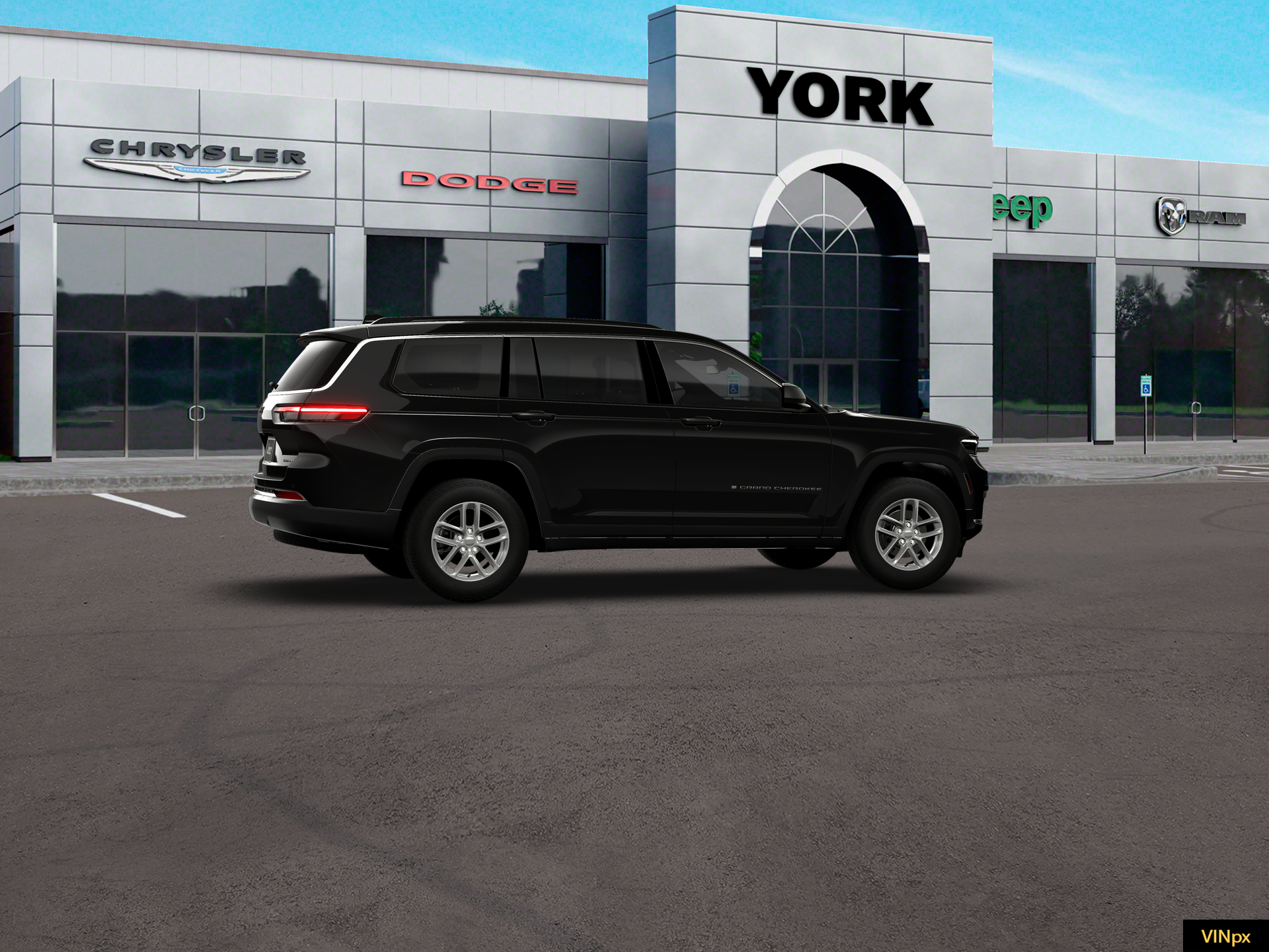 New 2026 Diamond Black Crystal Pearl-Coat Exterior Paint Jeep Laredo X image 27