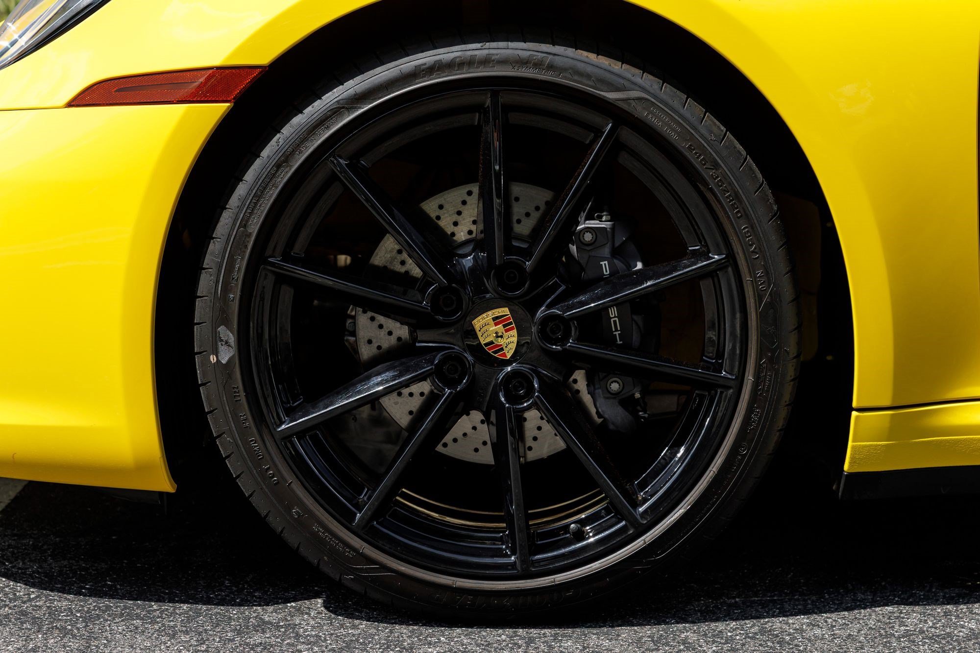 Used 2022 Racing Yellow Porsche Carrera image 33