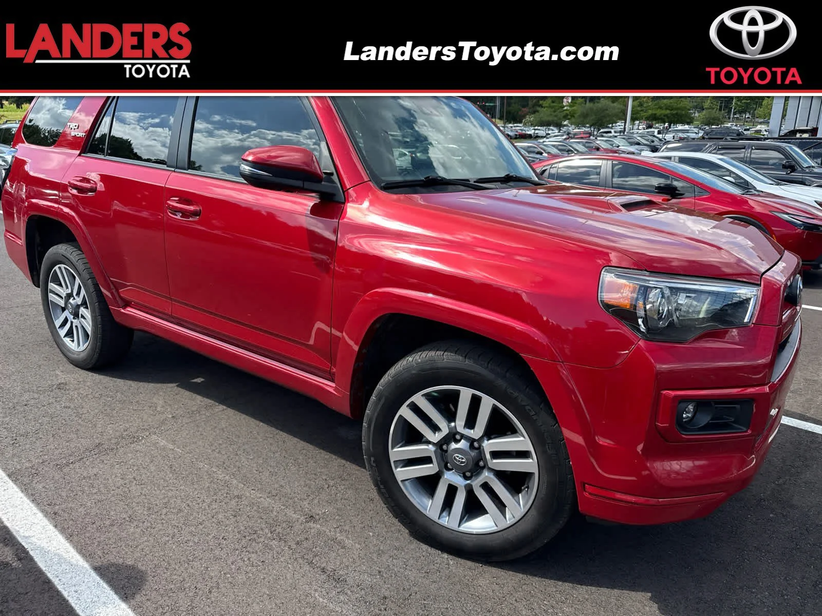 Used 2024 Barcelona Red Metallic Toyota TRD Sport image 1