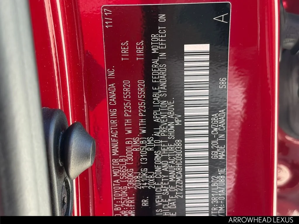 Used 2017 Red Lexus 350 image 38