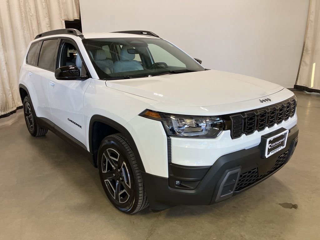 Bright White Clear-Coat Exterior Paint 2026 Jeep Cherokee Limited 4WD SUV / Crossover Four-Wheel Drive