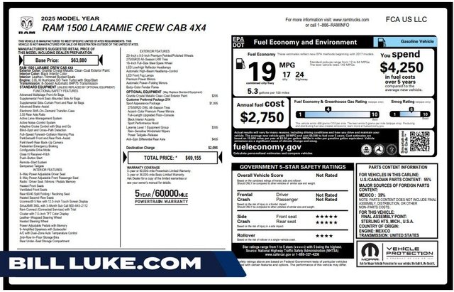 2025 Ram 1500 Laramie
