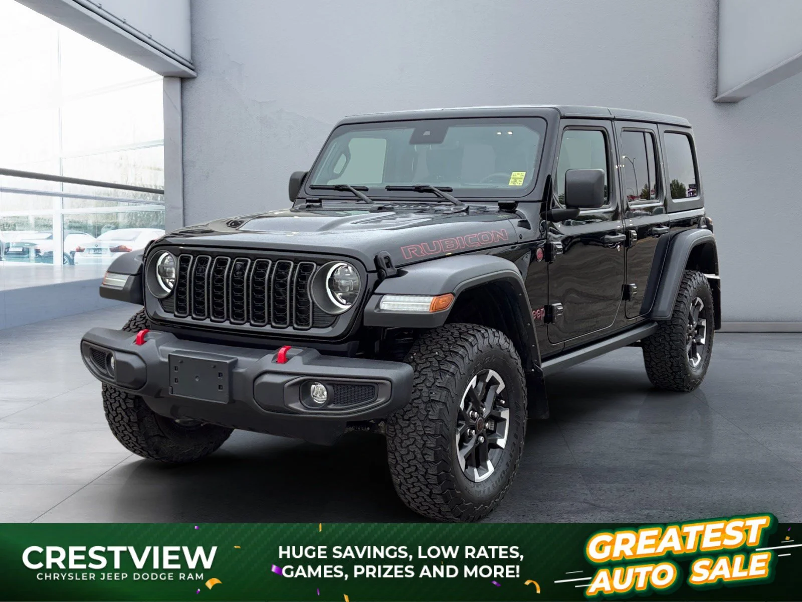Certified Used 2024 Black Jeep Rubicon * Manual * Available Until Exported to USA * image 1