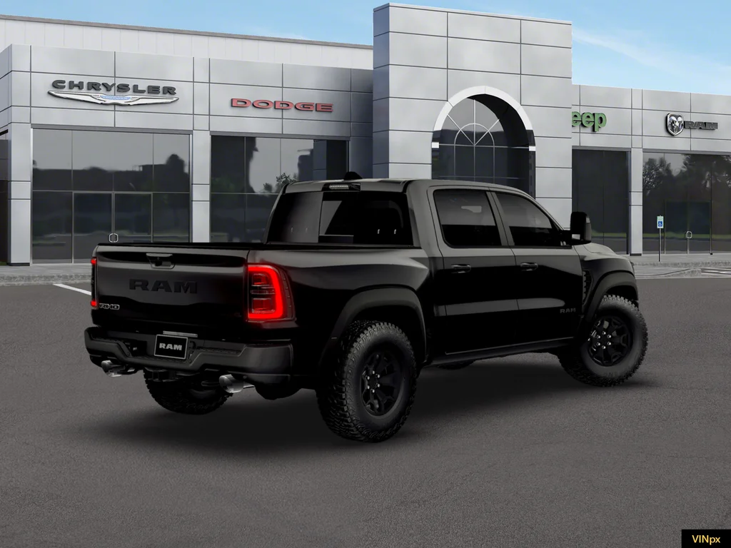 New 2026 Diamond Black Crystal Pearl-Coat Exterior Paint RAM RHO image 6