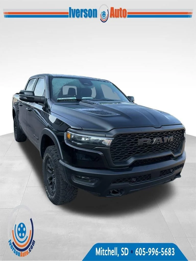 Used 2025 Diamond Black Crystal Pearlcoat Ram Rebel image 4