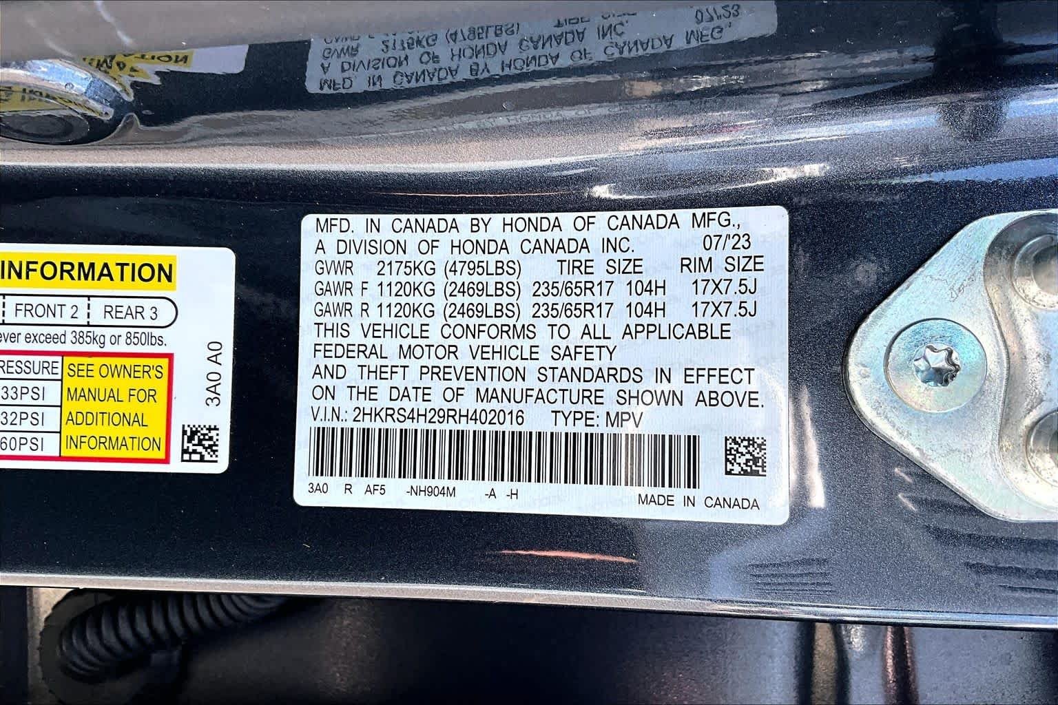 2024 Honda CR-V LX - Photo 33