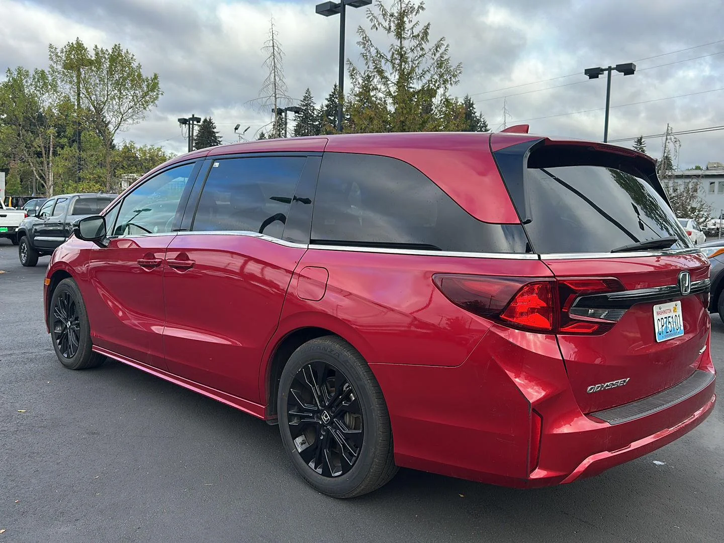 Used 2025 Radiant Red Metallic II Honda Sport-L image 2
