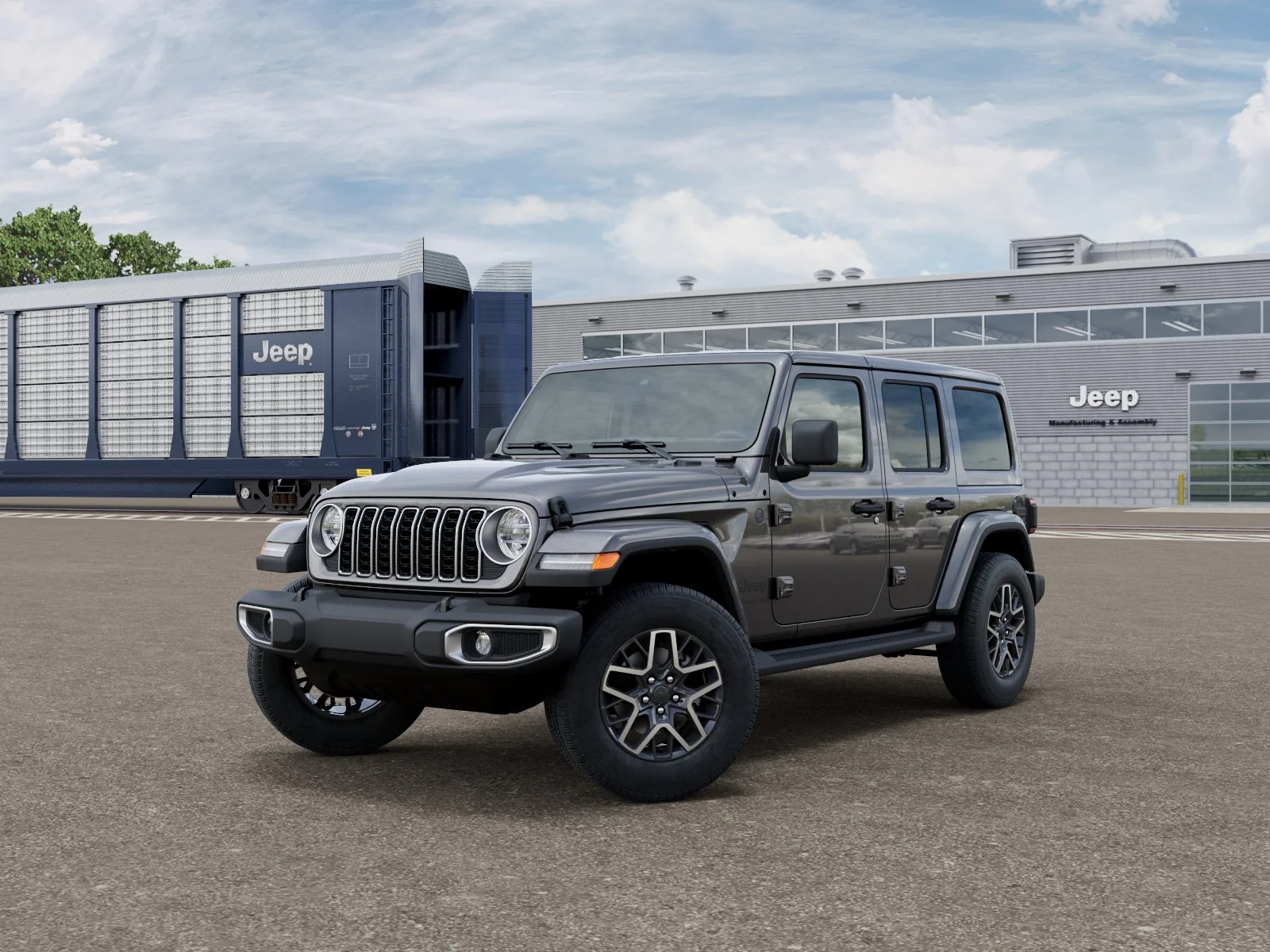 New 2027 Granite Crystal Metallic Clear-Coat Paint Jeep Sahara image 27