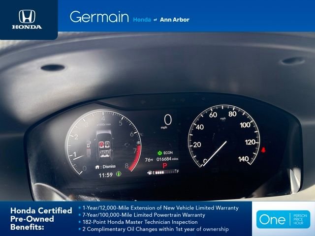 Certified Used 2025 Crystal Black Pearl Honda LX image 24