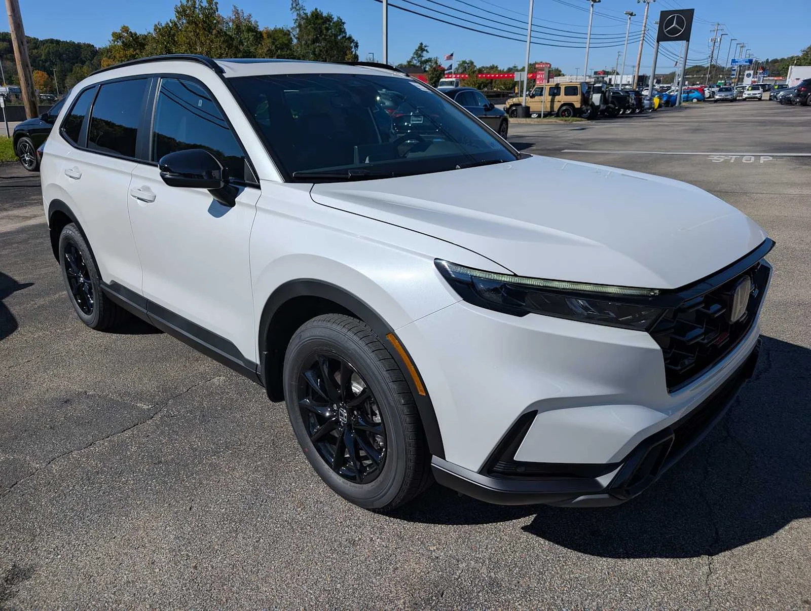 New 2027 Platinum White Pearl Honda Sport-L image 6