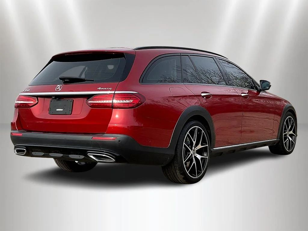Used 2021 designo Cardinal Red Metallic Mercedes-Benz E 450 image 6