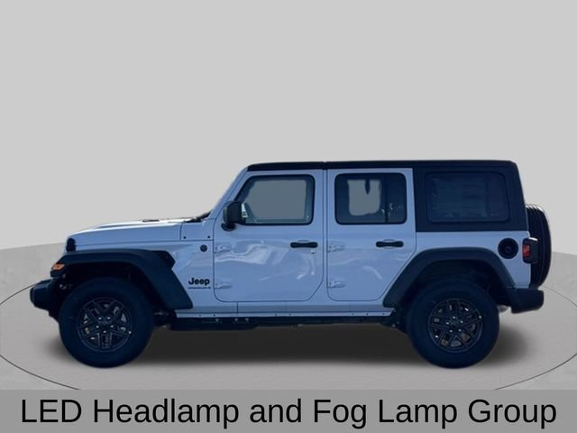 New 2026 Bright White Clear-Coat Exterior Paint Jeep Sport S image 3