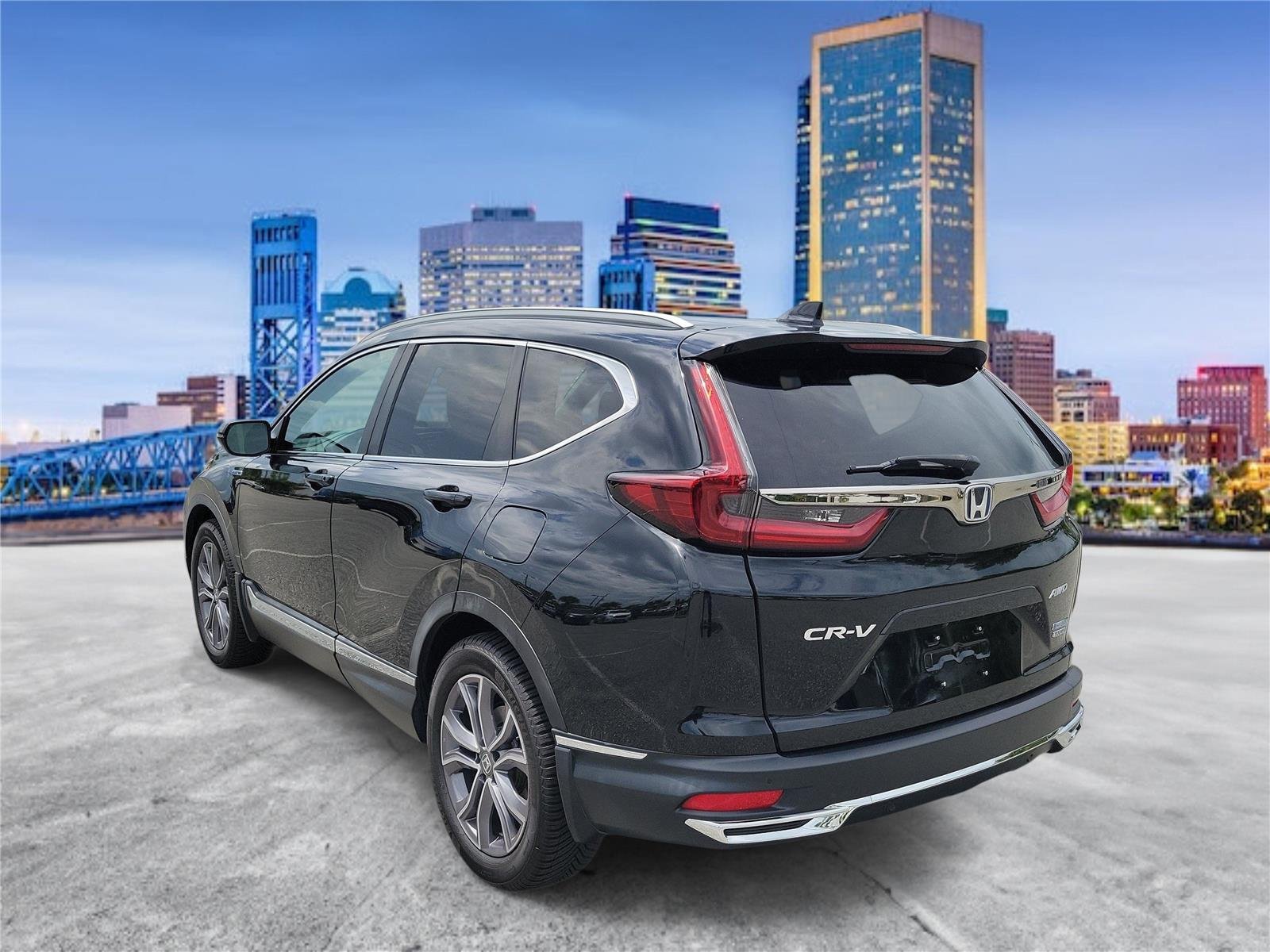 Used 2022 Crystal Black Pearl Honda Touring image 2