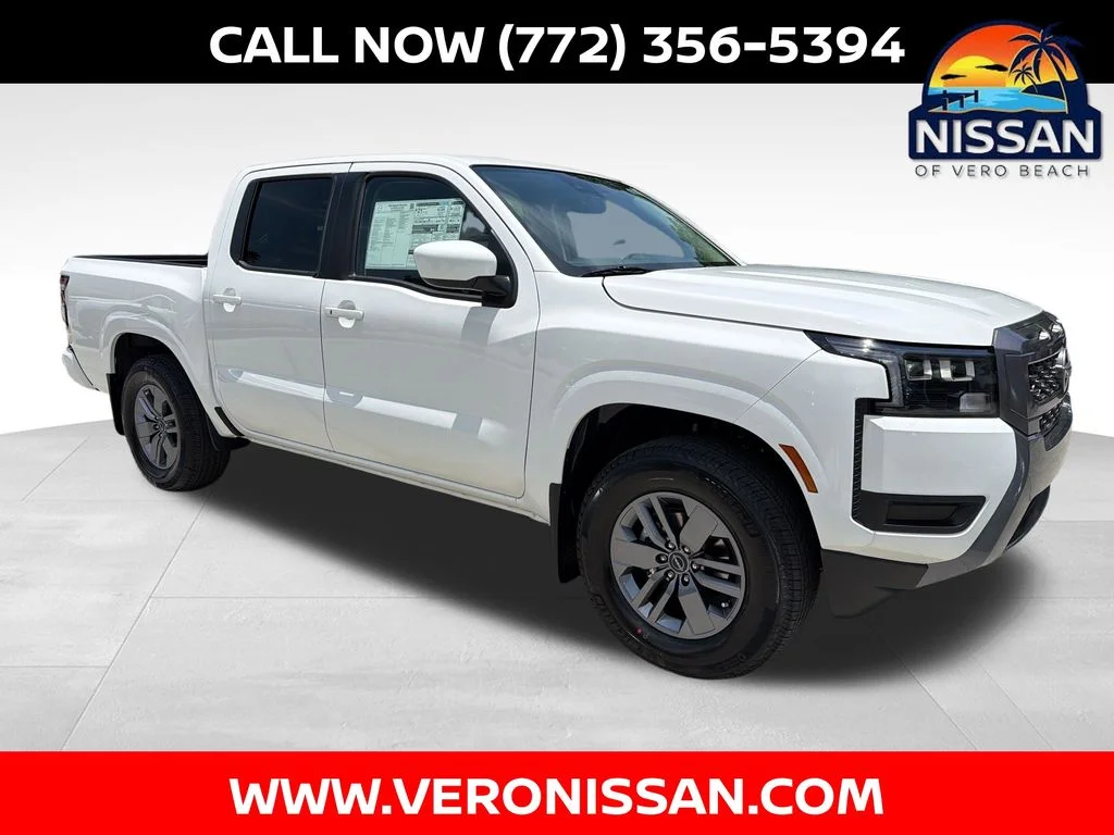 New 2026 Glacier White Nissan Crew Cab SV image 1