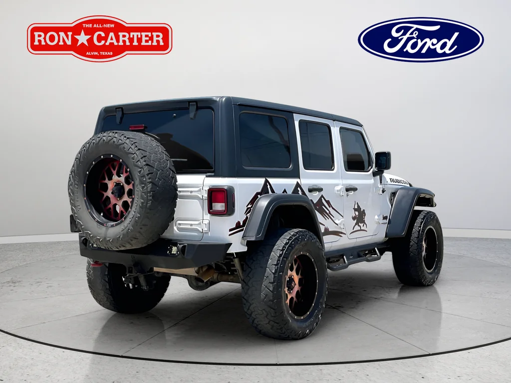 Used 2021 White Jeep Unlimited Rubicon image 6