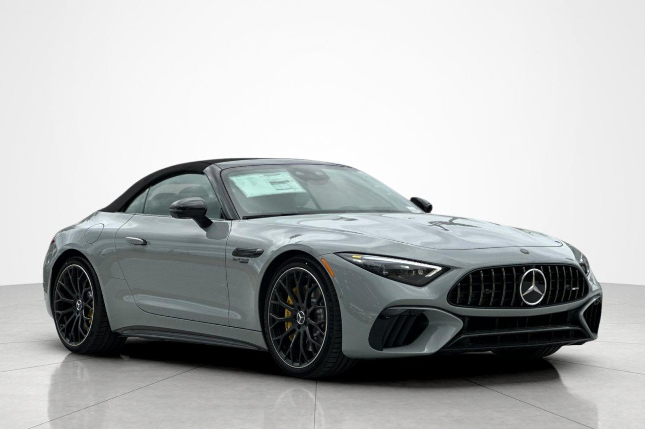 New 2026 MANUFAKTUR Alpine Grey Mercedes-Benz AMG® SL 55 Roadster image 9