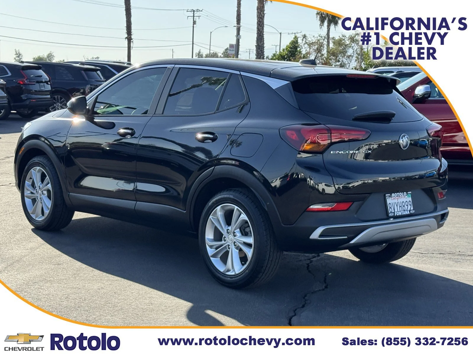 Used 2021 Ebony Twilight Metallic Buick Preferred image 4