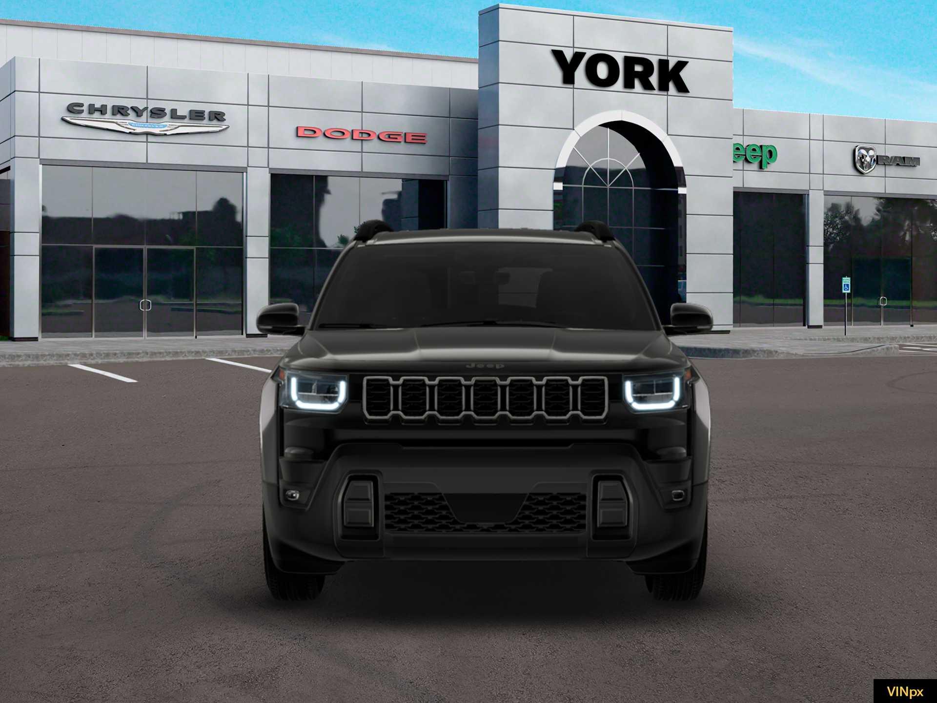 New 2026 Diamond Black Crystal Pearlcoat Jeep Laredo image 12